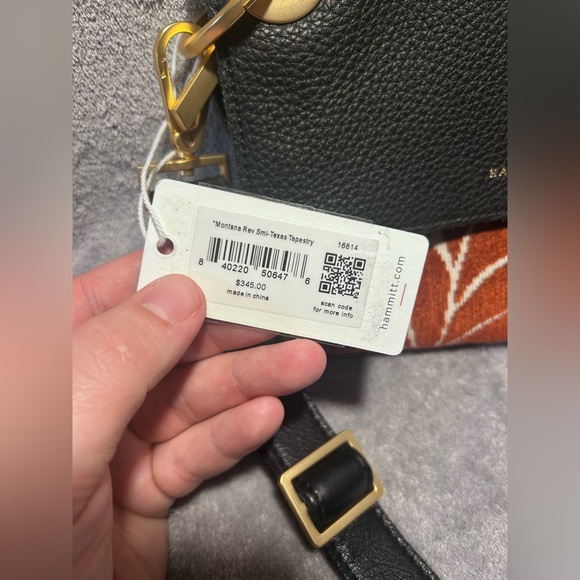 Hammitt Montana Texas Tapestry Reversible Leather Crossbody Bag - Picture 14 of 14